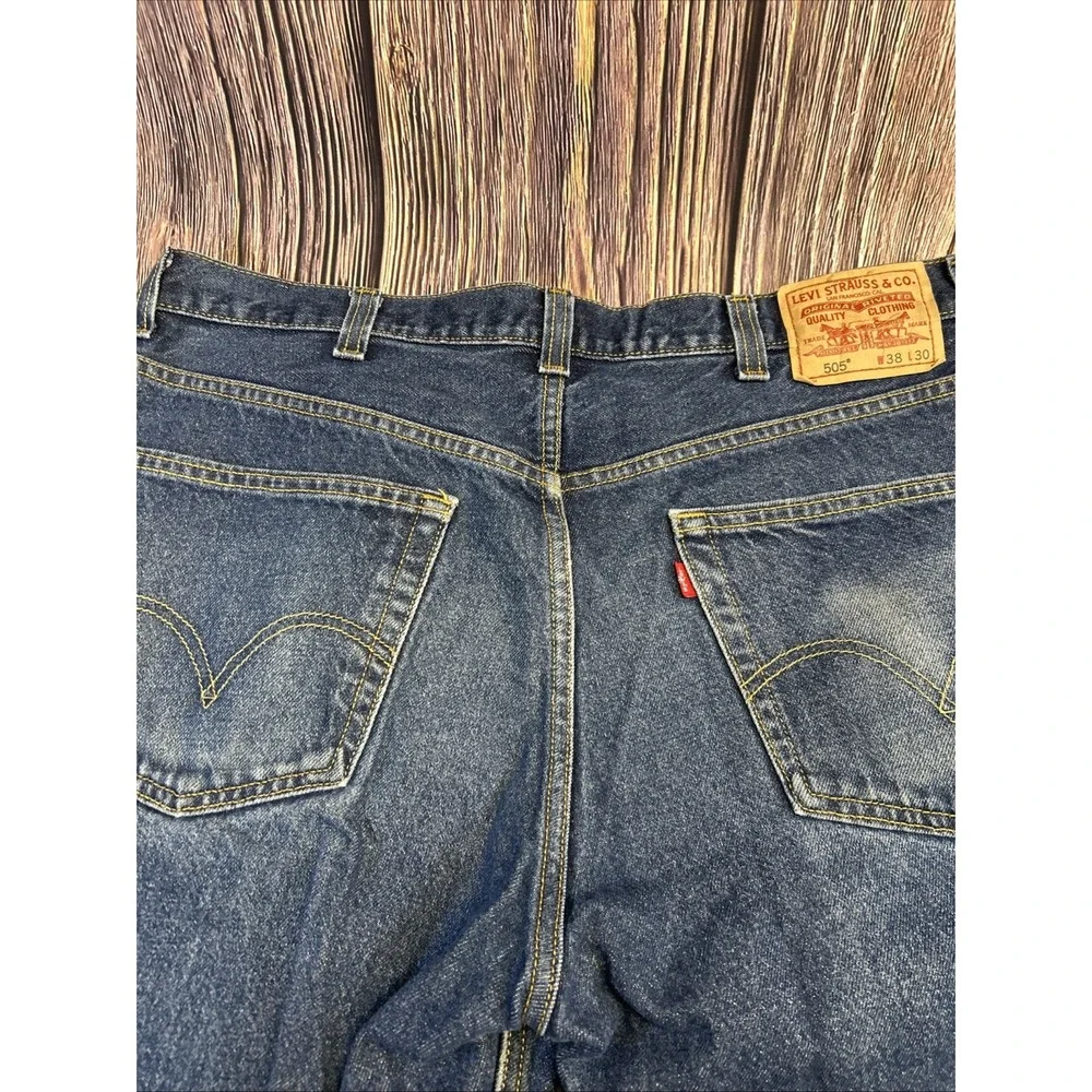 Levis Regular Fit 505 Mens Jeans Blue Size W38/L30‎